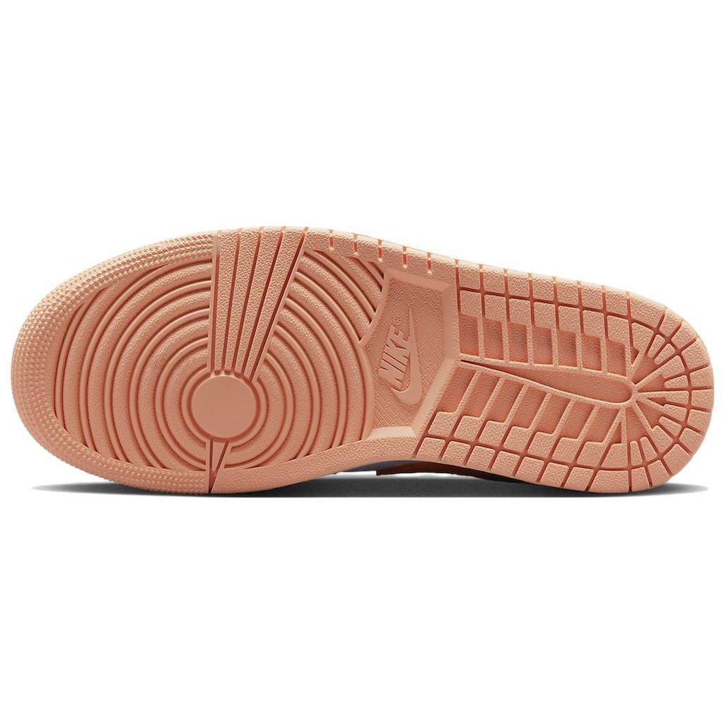 Женские кроссовки Air Jordan 1 Low Sunset Haze White Bright Citrus DC0774-801