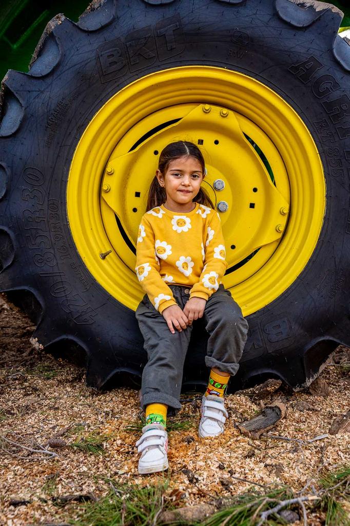 Тракторы - носки для детей 31-35 лет