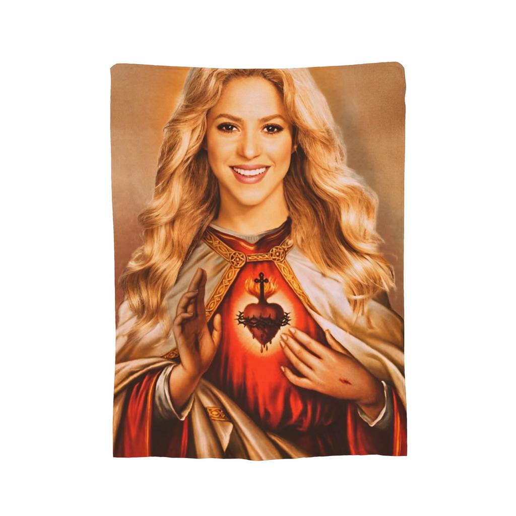 Shakira Las Mujeres Ya No Lloran Blankets Coral Fleece Plush Print   Ultra-Soft Throw Blanket for Bedding Travel Bedspreads