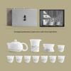 Sushi Ceramic Distant Mountain Kung Fu Tea Set