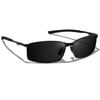Rimerakea Men's Stylish Black Polarized Sunglasses for Driving, Fishing, and More