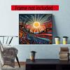 Australian Aboriginal Style 5D Round Diamond Painting Kit Diamond Embroidery Painting Rhinestones Mosaic Frameless Handwork Decoration Arts
