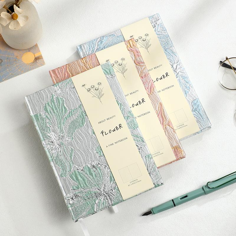 Тисненая лилия Ручная бухгалтерская книга Блокнот Campus A5 Канцелярские принадлежности Блокноты Альбом для рисования Офисные принадлежности Письменные блоки Школа