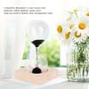 Desktop Magnetic Glass Sand Hourglass with Base for Home Decoration Ornament Gift
