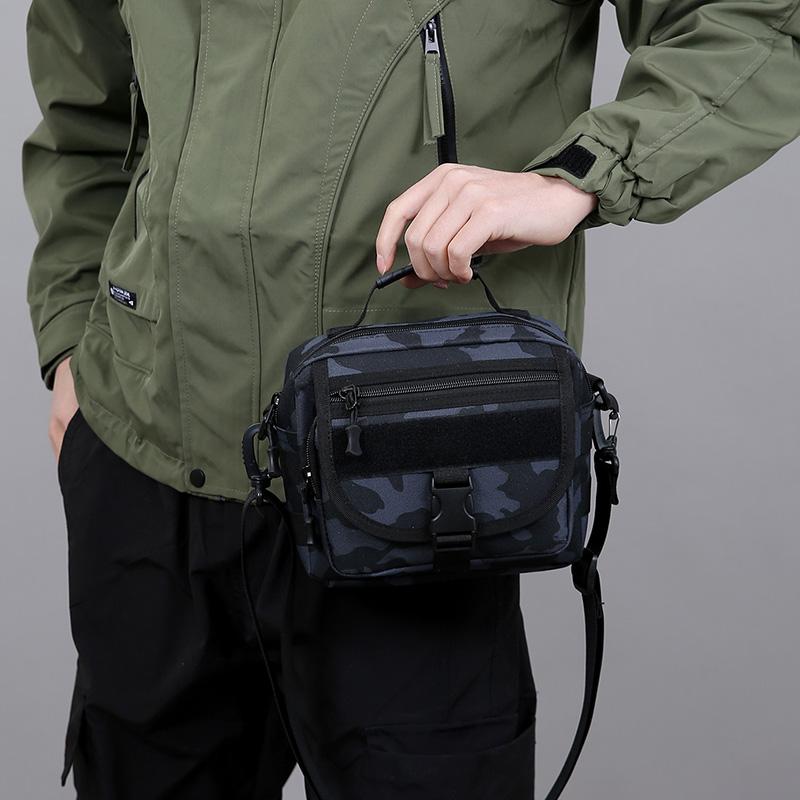 Мужская тактическая камуфляжная сумка кроссбоди - Винтажная нейлоновая нагрудная сумка (Винтажная армейская сумка-слинг для охоты/активного отдыха)