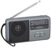 Ohm Electric Portable Radio Compact Radio Silver AM/FM RAD-F1771M 07-9721