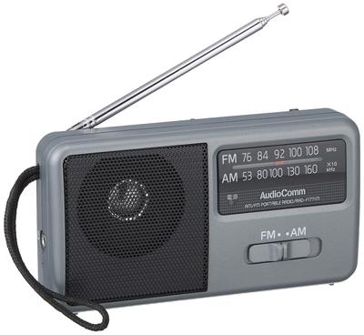 Ohm Electric портативное радио компактное радио серебристое AM/FM RAD-F1771M 07-9721