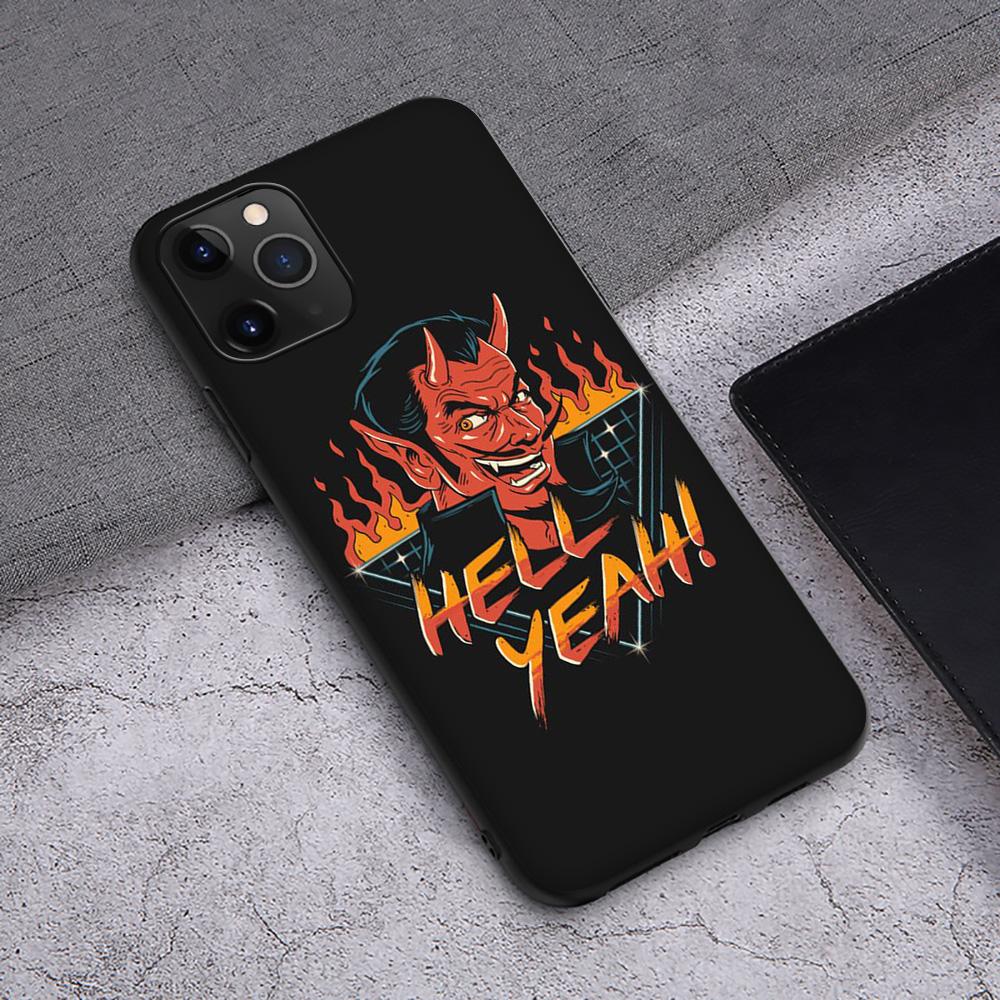 T53 Devil Satan Case for iPhone 13 12 Mini 11 Pro XS Max XR X 8 7 6 6S Plus 5 5S SE 2020
