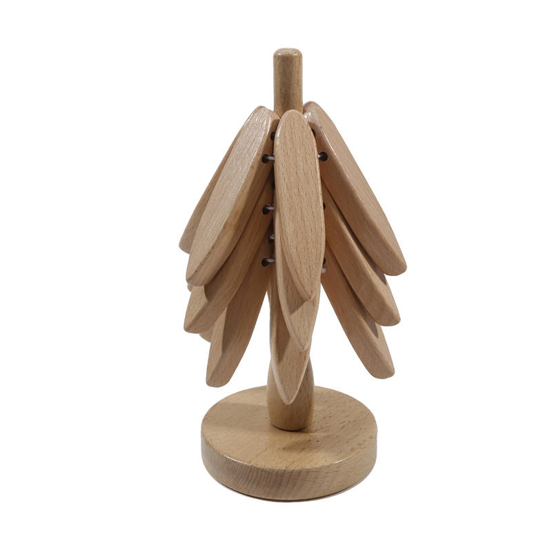 Креативная деревянная подставка под стакан в виде дерева, теплоизоляция, противоскользящие, противоожоговые коврики для чашек и напитков, многоразовые коврики для кастрюль и мисок, кухонные принадлежности