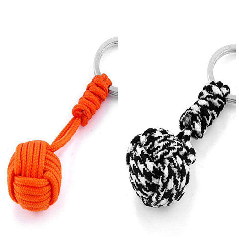 Woven Parachute Rope Cord Jewelry Outdoor Survival Keyfob Fashion Accessories Key Ring Key Chain