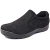 Rustic 1904 Men's Casual Slip-Ons, Wide, Lightweight, Non-Slip, Black, Size 26.0 Cm, 3E