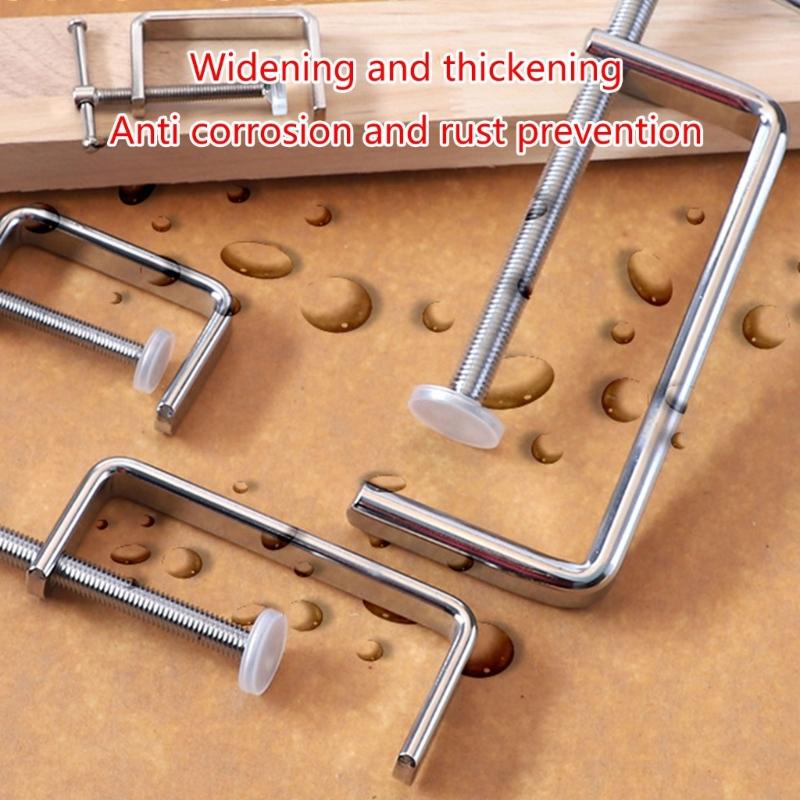 Convenient CClip GClamp for Multiple Uses Stable Clamping Force Woodworking Tool for Securing and Organizing