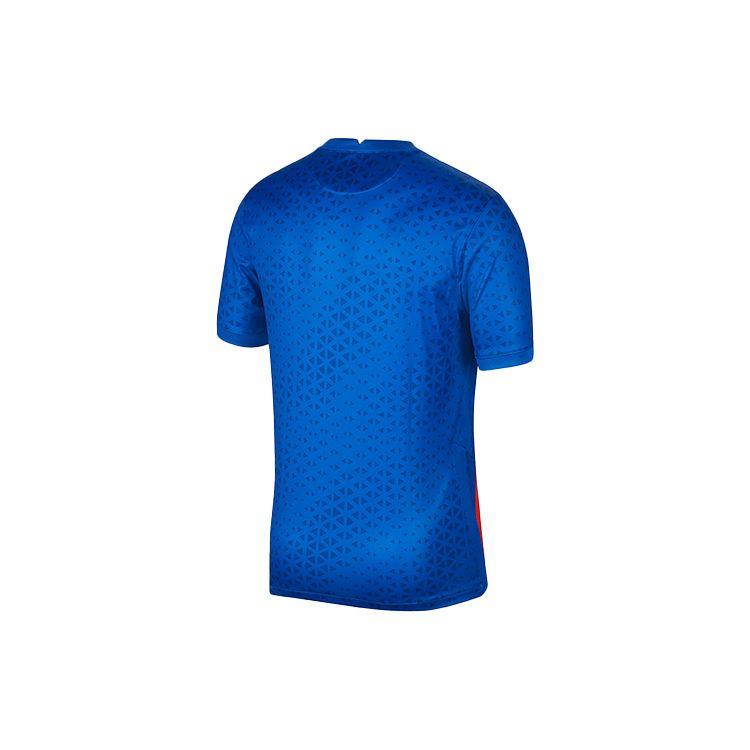 Nike 2021 Shanghai Shenhua Home Fan Jersey, быстросохнущая футболка с коротким рукавом, мужские топы сапфирово-синего цвета CT6191-486