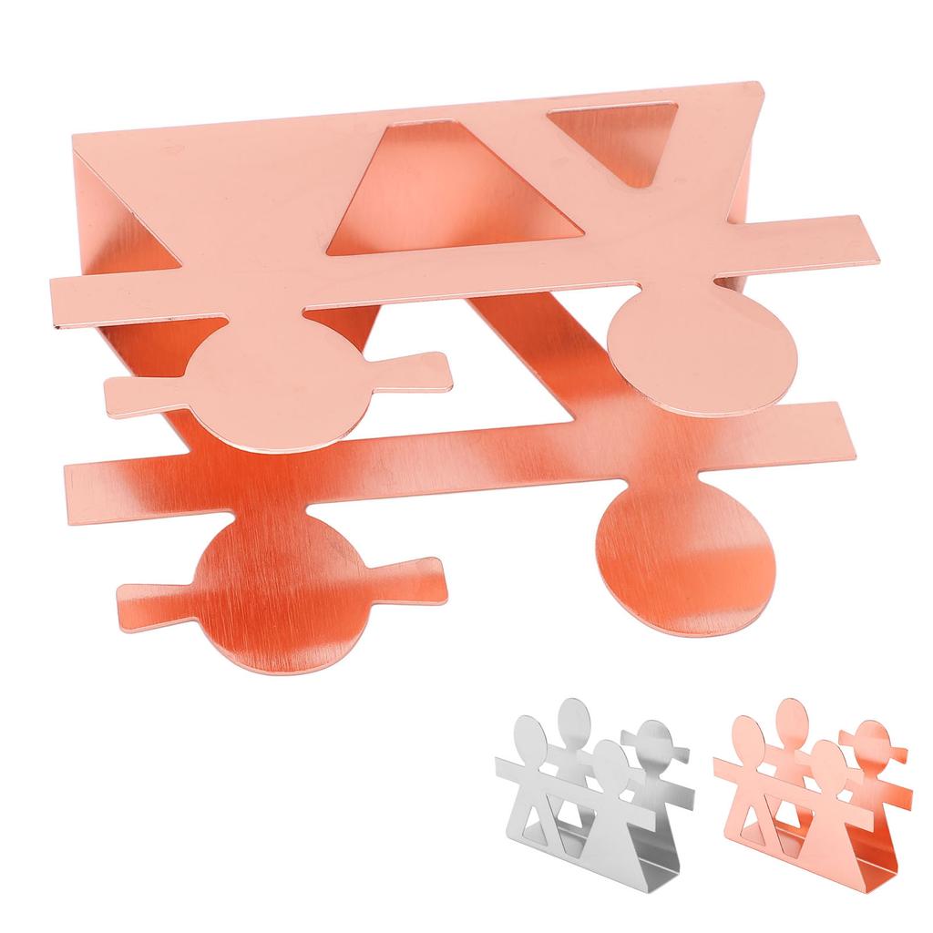 Процесс рисования держателя для салфеток, матовый полированный, пара, полый узор, держатель из нержавеющей стали для кухни