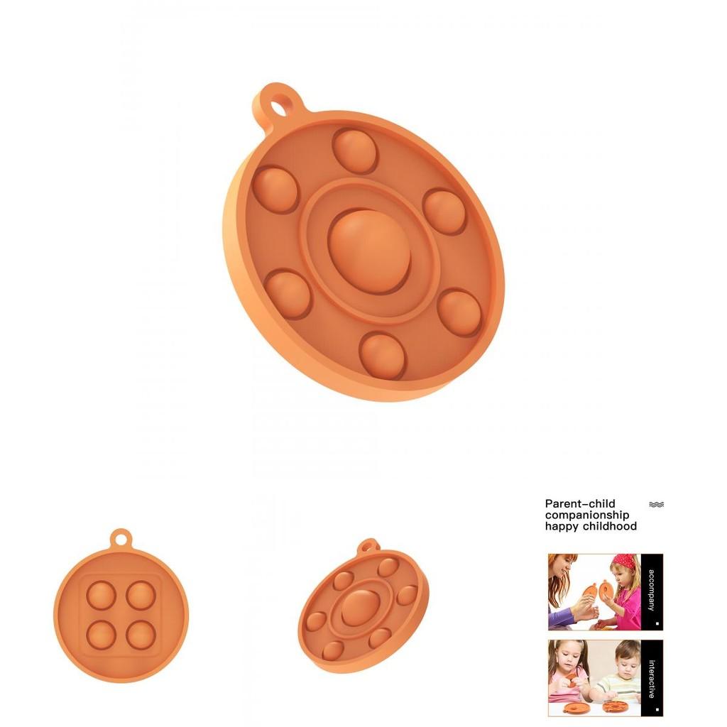 Игра в кальмара Поп Ит Простая ямочка Пузырьковый брелок-подвеска Непоседа для снятия стресса Веселье