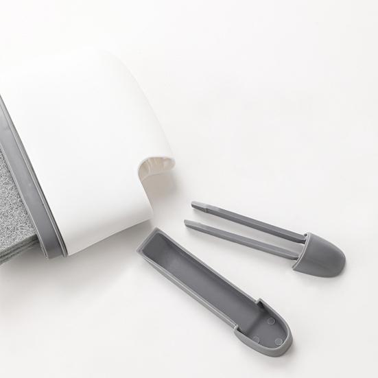 Щетка для чистки оконных пазов 2-в-1 Портативный захват для волос в дверных пазах