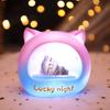 LED Night Light Cat Bedroom Bedside Lamp Cartoon Lighting for Kids Baby Children Decoration Valentine's Day Gift