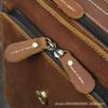 European And American Men'S Genuine Leather Shoulder Bag Leather Retro Messenger Bag Casual Outdoor First Layer Cowhide Ipad Men'S Bag
