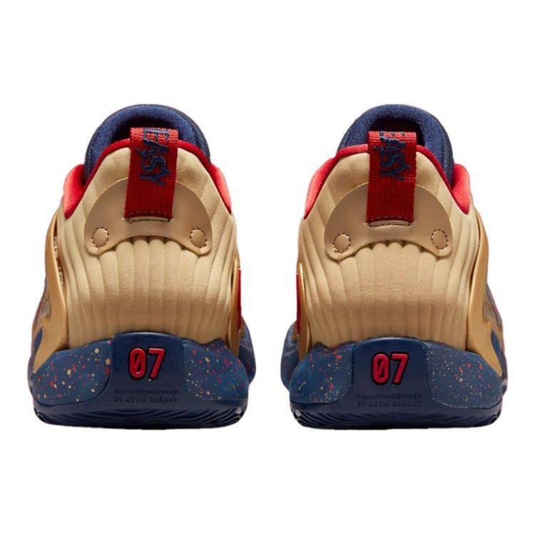 Nike Мужские олимпийские кроссовки KD 15 EP Gold Metallic-Gold University-Red DM1054-700
