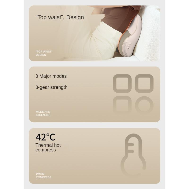 Многофункциональный массажер для шеи и спины, подушка для массажа поясничной поддержки, массажер для шейного отдела позвоночника, массаж всего тела с подогревом