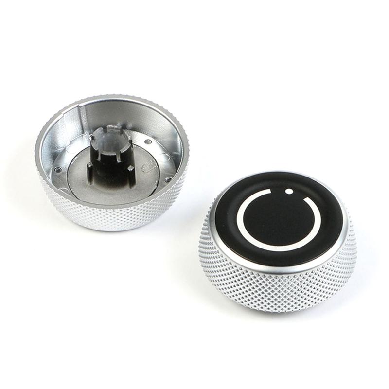 Air Conditioning Knob Console Audio Volume Radio Knob Cover Control Switch Button For Porsche Macan Panamera Cayenne Parts