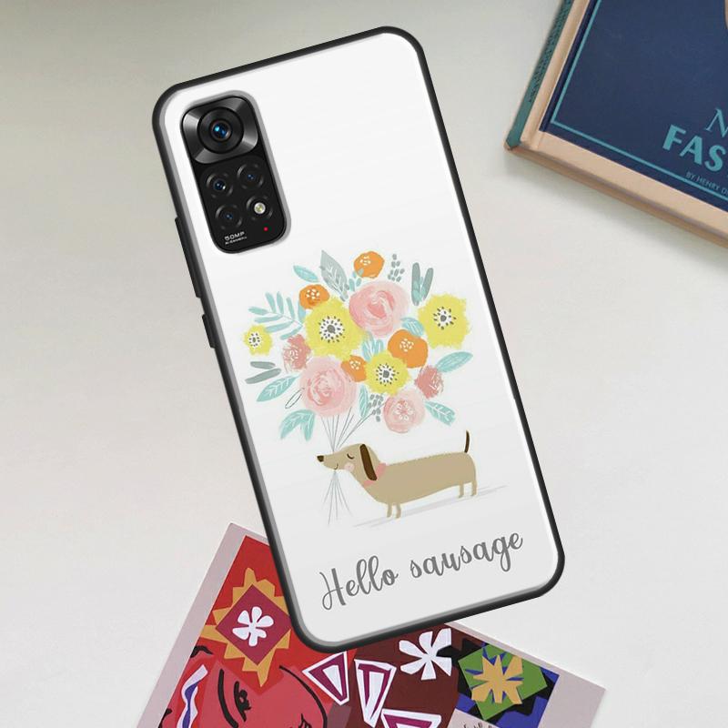Dachshund Sausage Dog Case For Xiaomi Redmi Note 12 Pro Plus 8 9 10 11 Pro 8T 9S 10S 11S 12S 9C 10A 10C 12C Cover