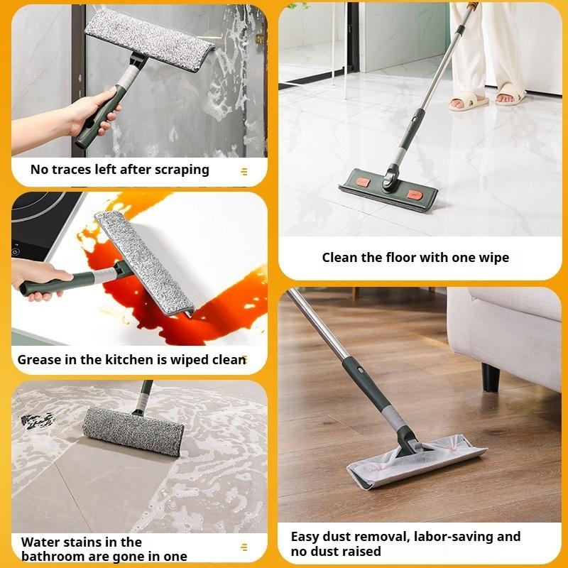 206см Очиститель окон Удлиненная телескопическая штанга Скребок для мытья окон Скребок для стекла