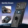Чехол-держатель Military Armor для Motorola Moto Edge 50 Pro Fusion 40 Neo G84 G54 4G Pro 4G 5G Card Slide Camera Ring Stand Armor Kickstand Cover