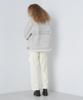 AVIREX BOYFRIEND CARGO VELOUR PANTS S ivory 783-4210601