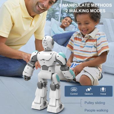Электрический умный робот-игрушка, управление жестами, программируемый, с дистанционным управлением, модель робота, для малышей, мальчиков, девочек, интерактивный, говорящий, поющий, танцующий, рассказывающий истории