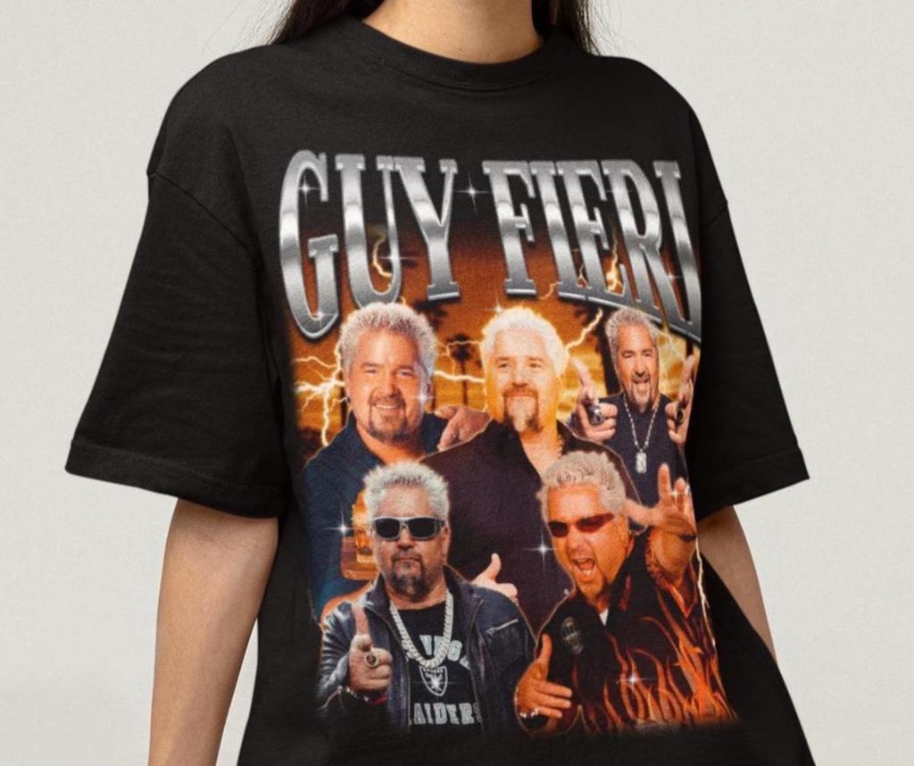 Unisex Guy Fieri Shirt - Diners, Drive-Ins and Dives,Flavortown Tee,Guy's Grocery Games