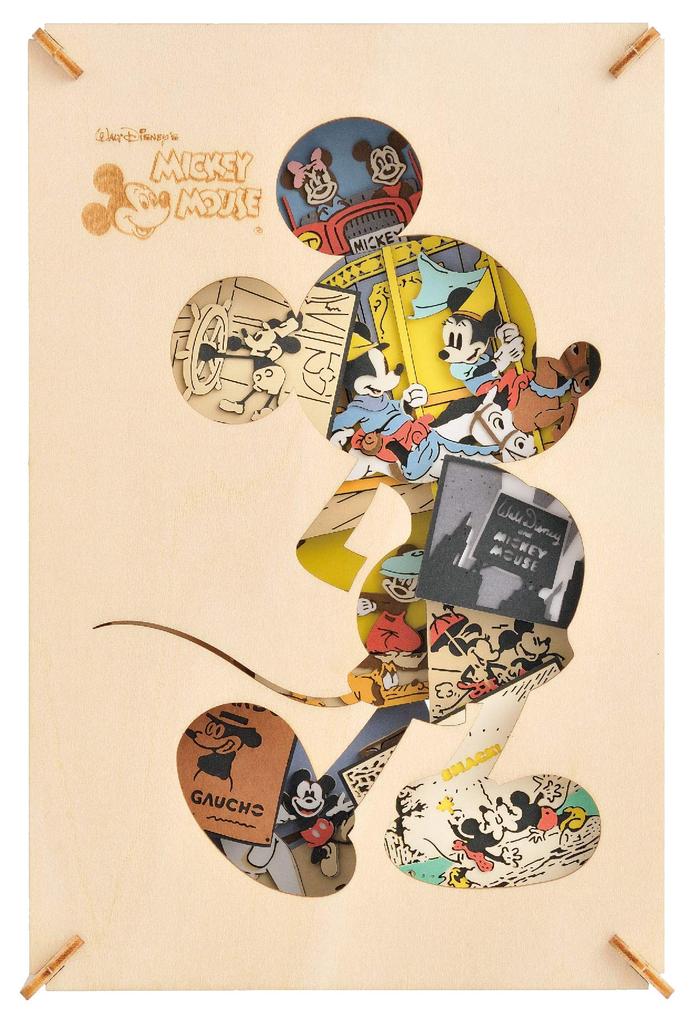Микки Маус МИККИ МАУС Бумажный театр в стиле дерева