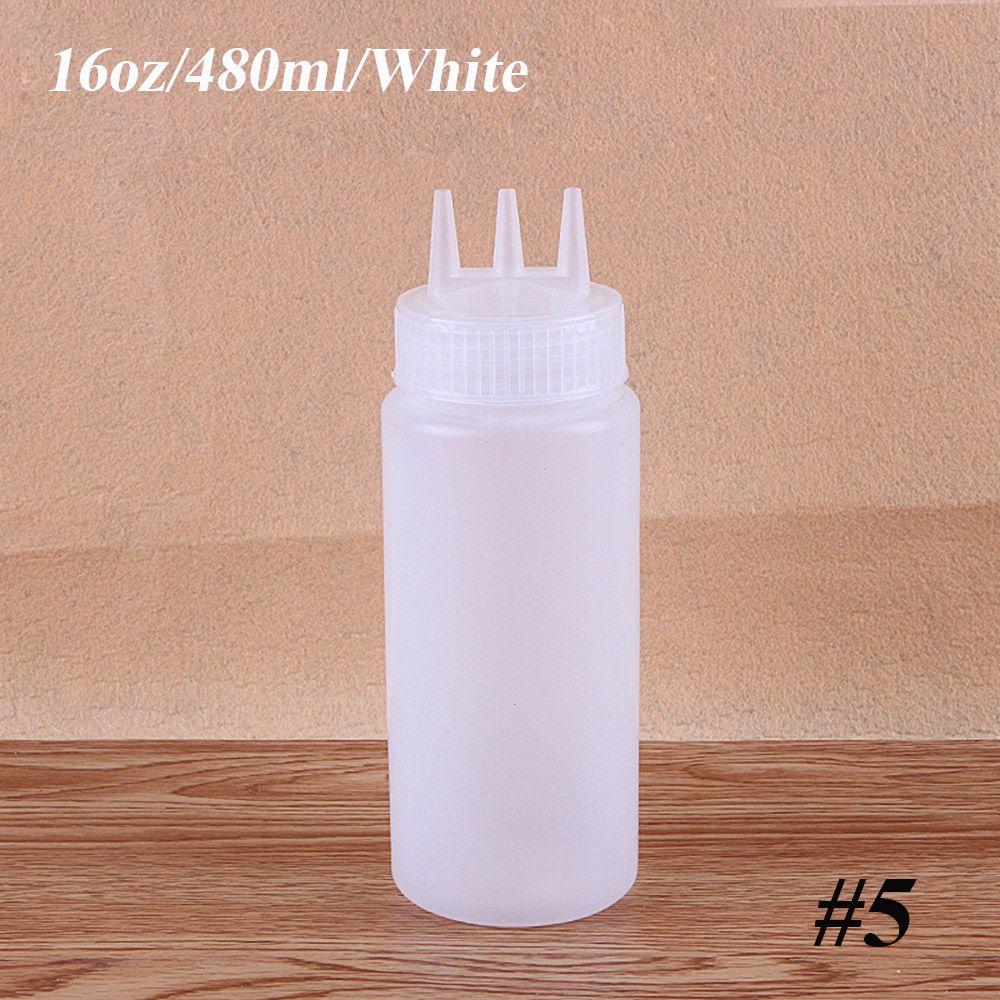 Home Vinegar Oil Gravy Boats Cruet Bin 3 Hole Dispenser Squeeze Bottle