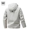 Men's 2025 Spring Trend Hooded Windbreaker: Casual Loose-Fit Workwear Jacket