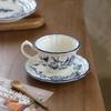Кофейные чашки с высокими стандартами внешнего вида Высококлассные и изысканные кружки Керамические наборы чашек и блюдец во французском ретро-стиле Чашки для воды Нишевые
