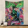 Аниме JoJo's Bizarre Adventure Ретро Гобелен Арт Печать Дешевый Хиппи Настенный Подвес Настенные Гобелены Мандала Арт Домашний Декор
