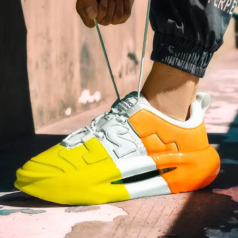 Мужская обувь Кроссовки Мужские теннисные туфли Роскошные мужские повседневные кроссовки для бега Дышащие модные мокасины Кроссовки для мужчин