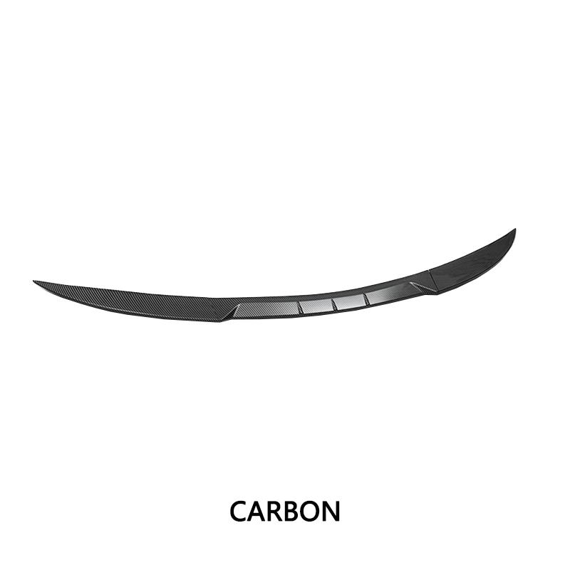 Fit For Tesla Model 3 Y Accessories Spoiler Car Rear Trunk Tail Wing ABS Carbon Fiber Glossy Black Exterior Modification