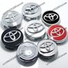 Для Rav4 Yaris Avensis Corolla Camry crown 56мм 57мм 60мм 62мм 4 шт. Колпачки ступицы колеса автомобиля Наклейки на колпак диска Аксессуар QV7