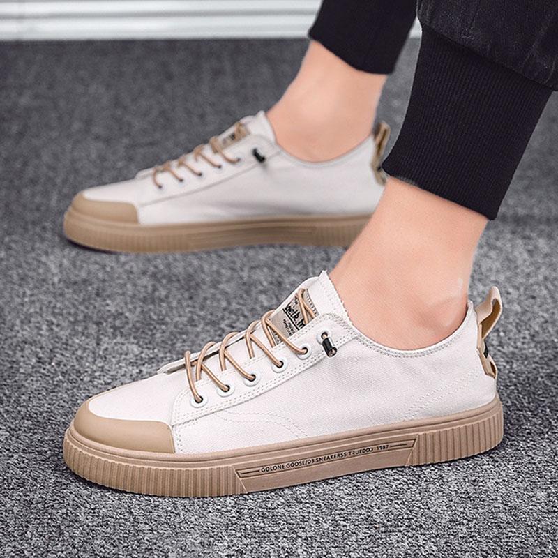 Мода Новые Мужские Вулканизированные Туфли Мужские Удобные Кроссовки Мужские Холщовые Повседневные Туфли Кроссовки Мужская Обувь