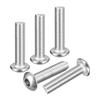 DTGN M4-0.7x18mm Button Head Cap Bolts, 10-Pack, 316 Stainless Steel with Efflorescence Finish, Hex Drive Fasteners for Road Bikes, Mountain Bikes, Ca