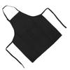 Waterproof Nail Art Apron Pure Color Apron Unisex Cooking Apron with Adjustable NeckbandBlack