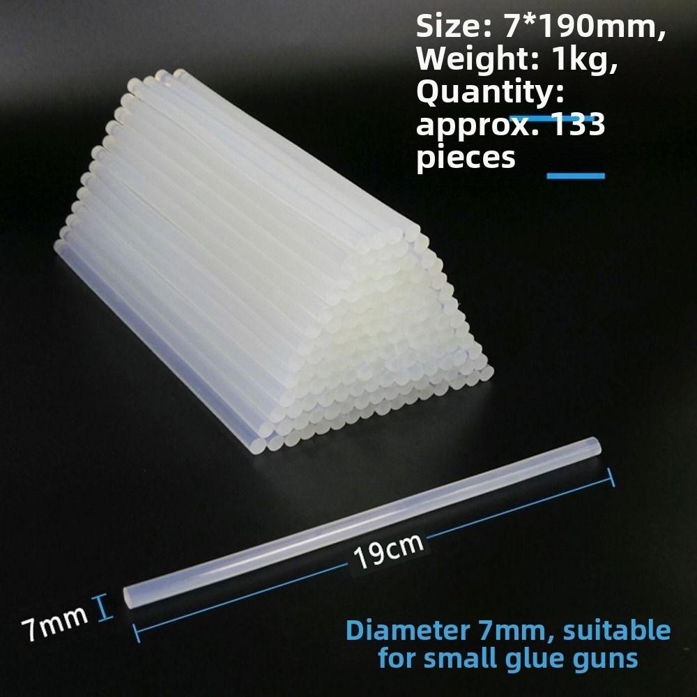 Mini Size Transparent Glue Sticks Clear Adhesive Glue Sticks DIY Art Craft