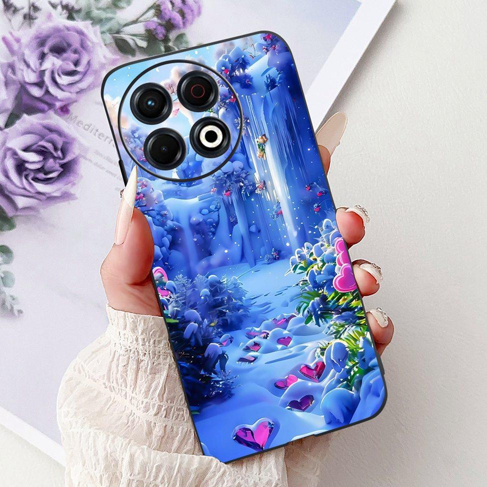 Для Techno Spark 30 Pro 4G KL7 Чехол Для Tecno Spark 30 Pro 4G Чехол Роскошная Бабочка Любовь Мода Цветы Крутой Лев Милый Расписной