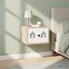 Wall Mounted Nightstand HANAU 2 pcs. Sonoma Oak