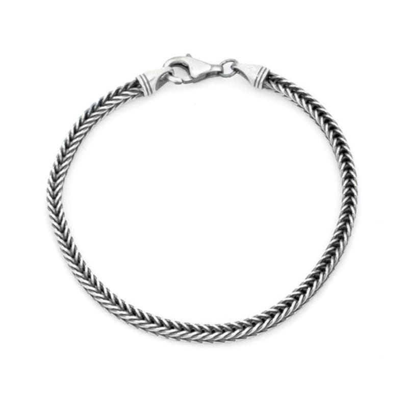HARANG HR 192B_Серебряный браслет-цепочка
