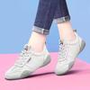 Модные женские туфли на плоской подошве, спортивная повседневная обувь, дышащая сетчатая повседневная обувь, женские осенние кроссовки на каблуках, нескользящие вулканизированные туфли, размер плюс 43