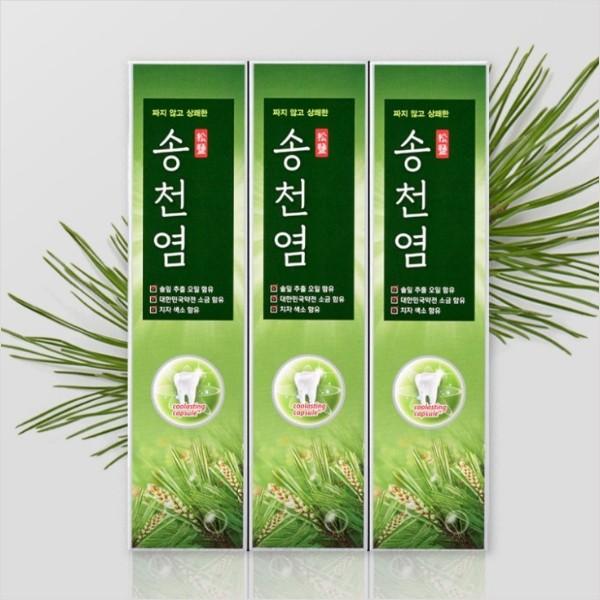 Зубная паста Median Songcheonyeom 120г, 3 шт. Корейская зубная паста