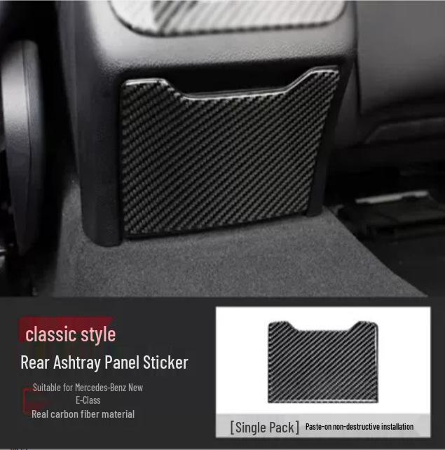 Mercedes-Benz E-Class Carbon Fiber Interior Center Console Air Outlet Decor Epoxy