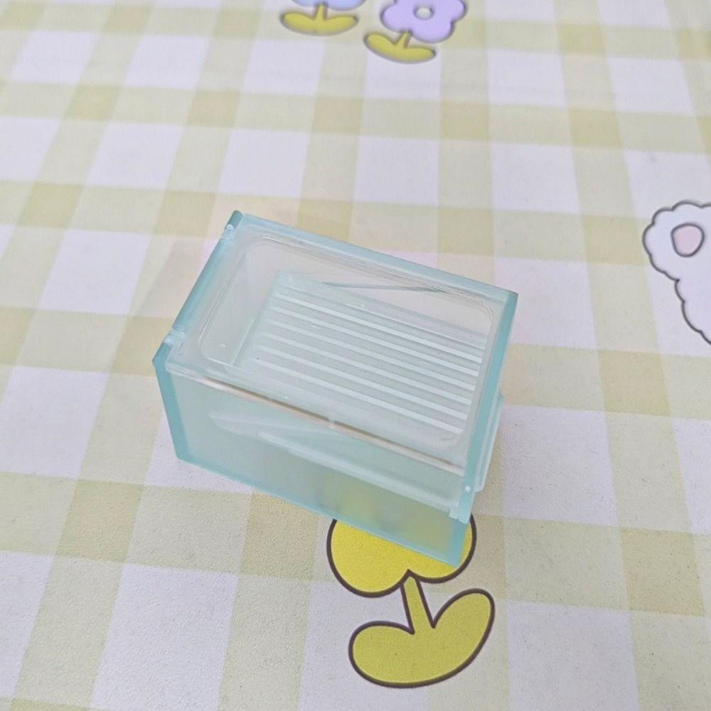 Anti-Clog Fuse Bead Sorting Storage Box Double Layer Perler Bead Channel Dispenser Box DIY